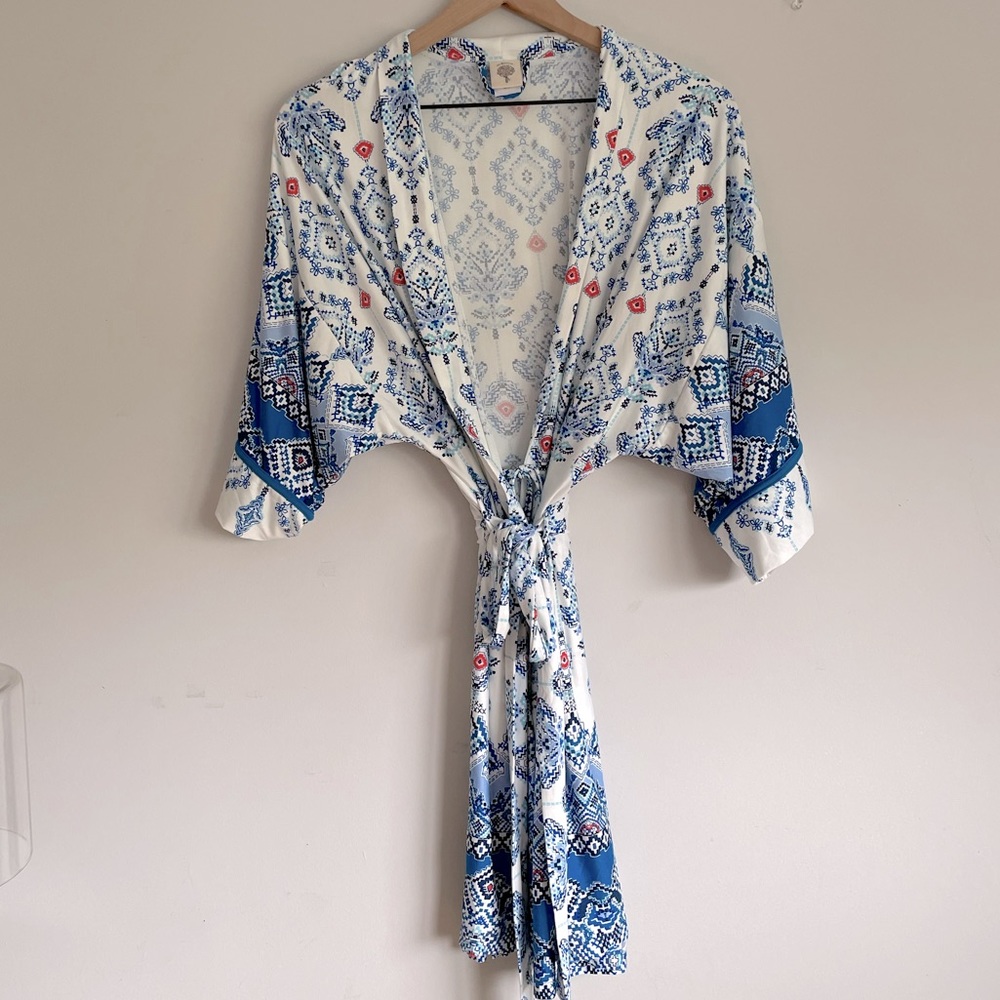 Anthropologie In Bloom Robe M/L NWOT